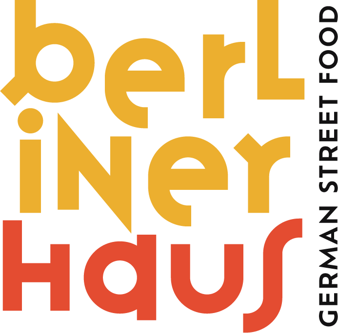 Berliner Haus stacked logo, German Street Food